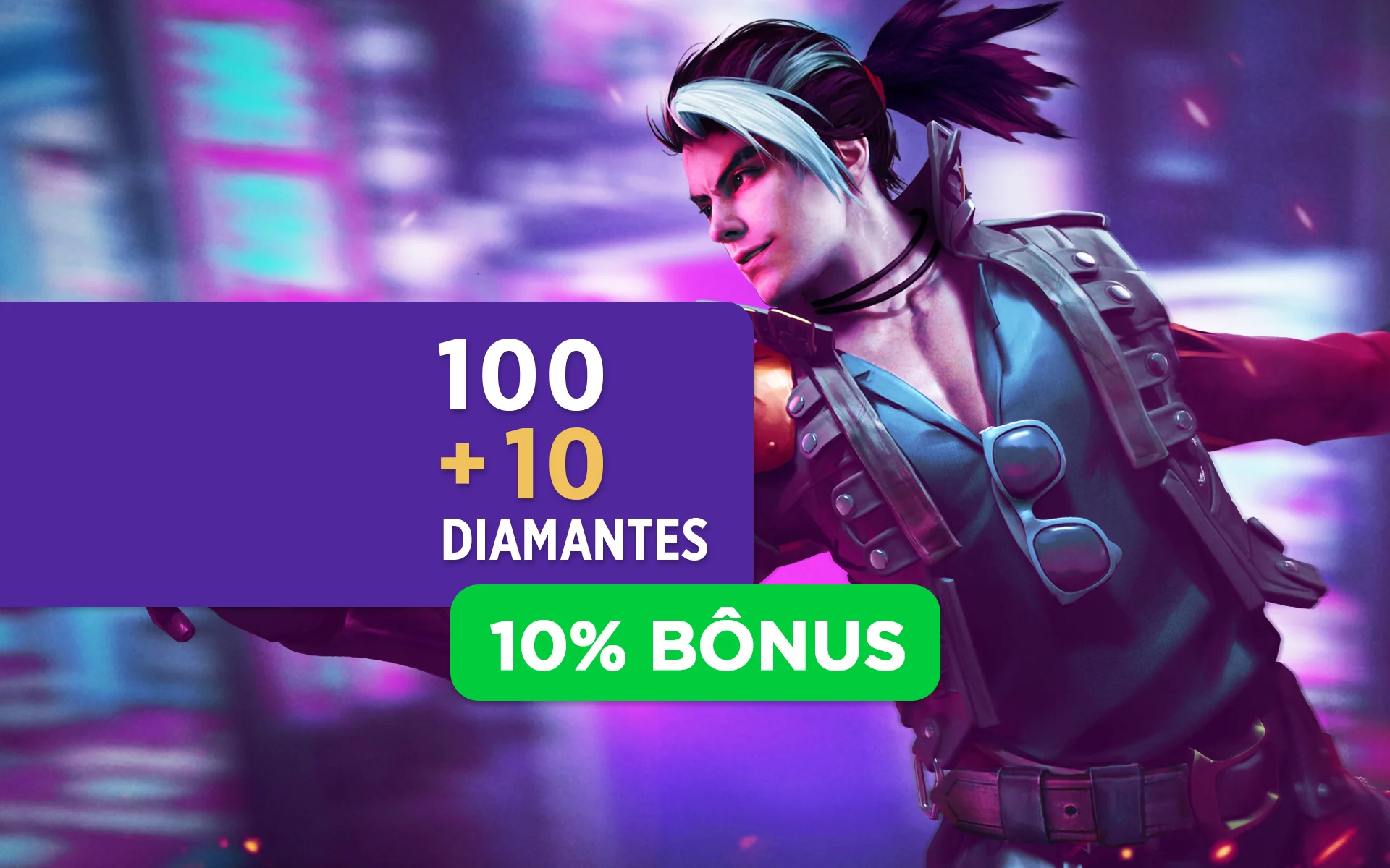 100 +10 Diamantes